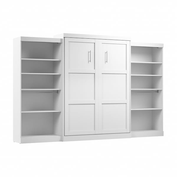 Wall Queen Bed Kit, Pur, White, 136"